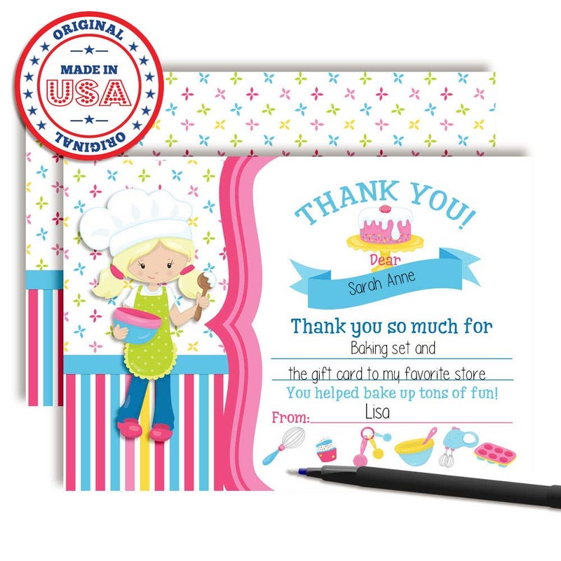 Amanda Creation Jump Bounce & Play Birthday Thank You Notes for Kids, Ten 4" x 5.5" Fill In the Blank Cards with 10 White Envelopes by AmandaCreation - Image 3